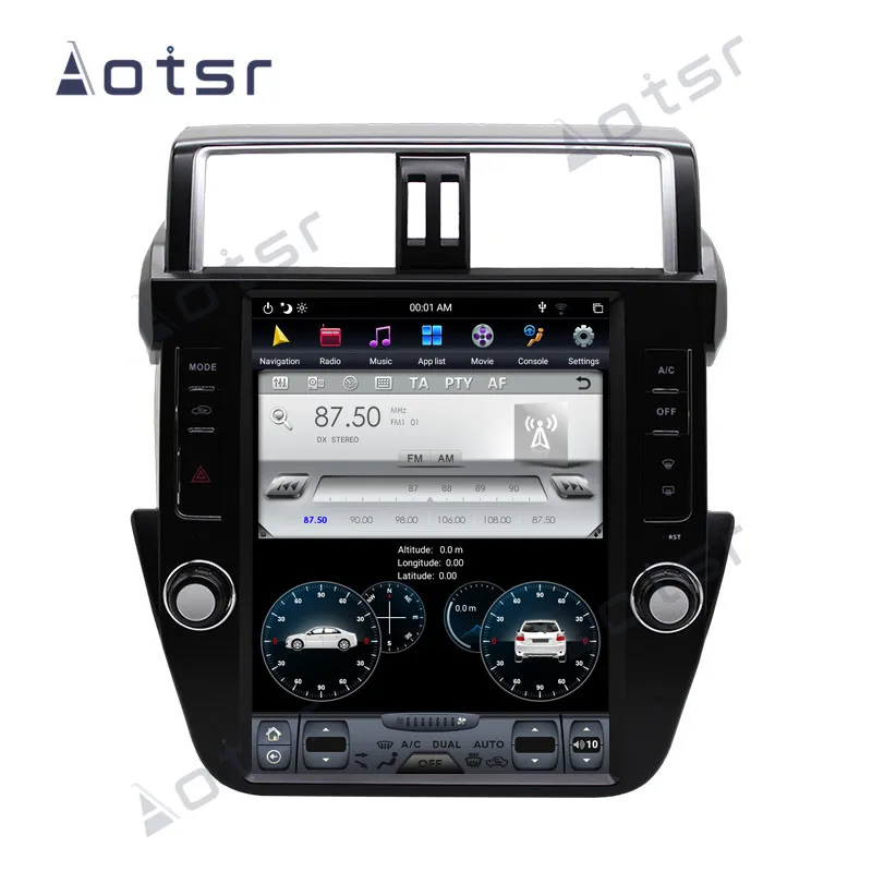 12 1 дюймовый автомобильный DVD-плеер для Toyota Land Cruiser Prado 150 2010-2013 GPS-навигация