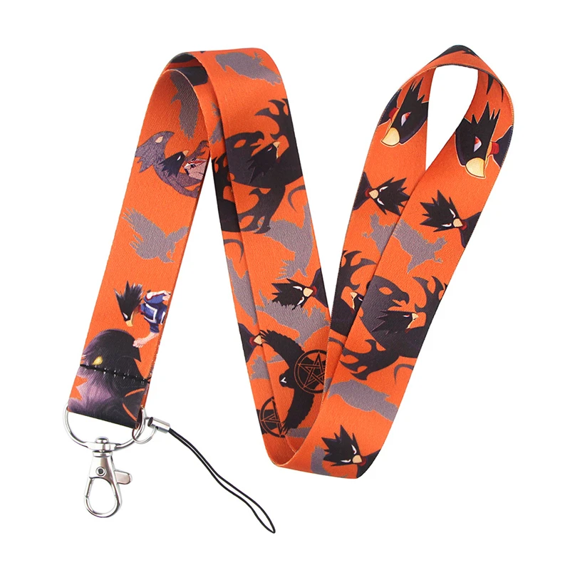 

24pcs My Hero Academia Lanyard for Keys Phone Cool Neck Strap Lanyard for Camera Whistle ID Badge Cute webbings ribbons Gifts