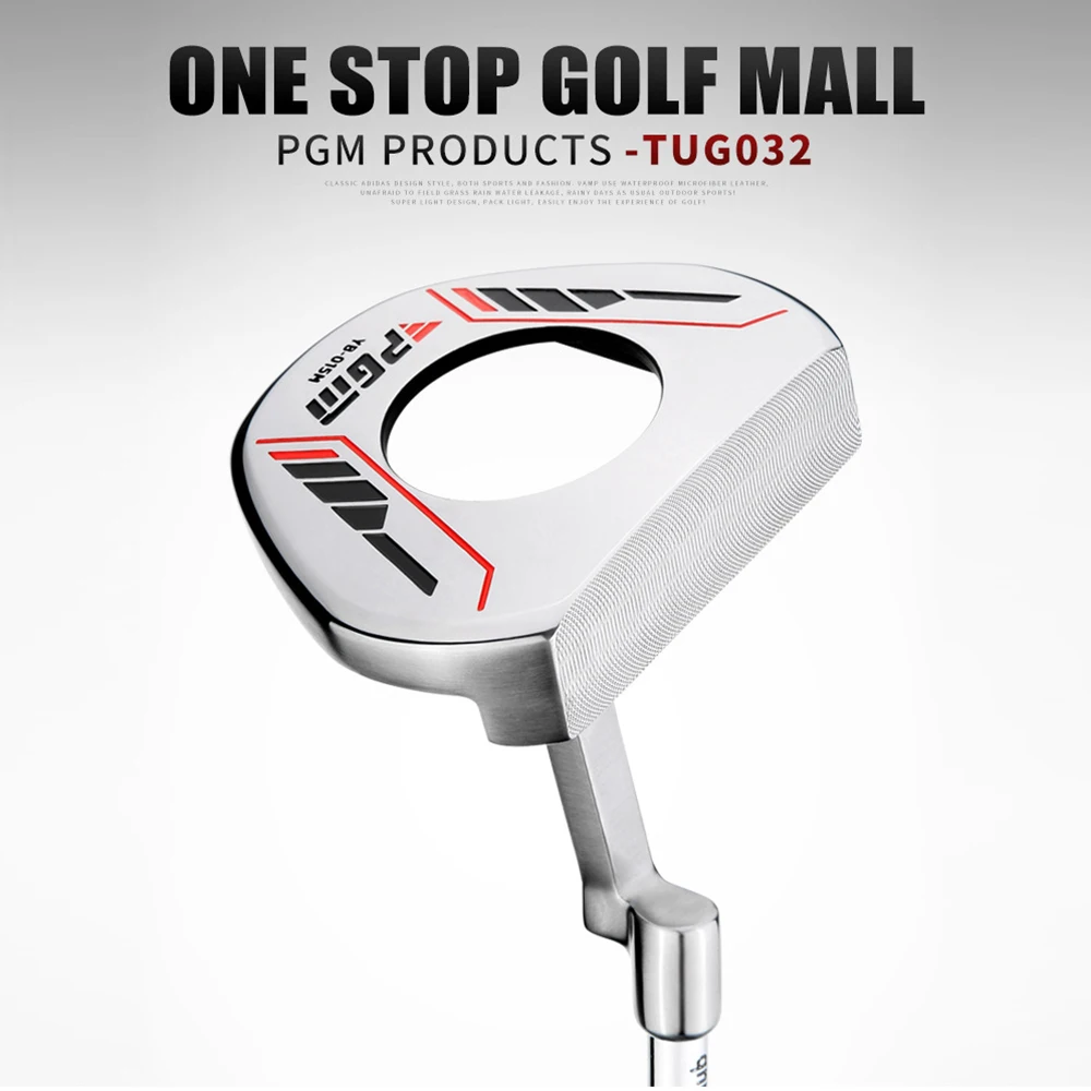 

PGM TUG032 Men'S Men'S Semicircle Ball Picking Function Putter Low Center Of Gravity With Line Of Sight Golf