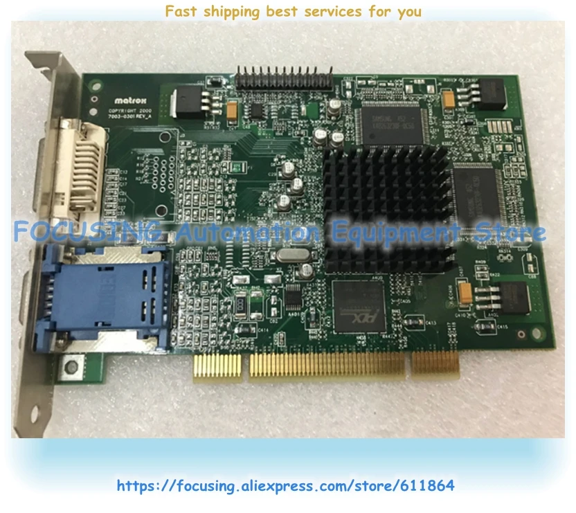 MATROX G450 G45FMDVP32DB F7003 0301 PCI DVI карта протестирована 7003 0301|Компьютерные кабели и