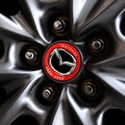 Для Mazda 3 Alexa CX30 Atenza CX-4 CX-5 CX-8 крышка ступицы колеса из алюминиевого сплава декоративный круг 100th стикер на годовщину