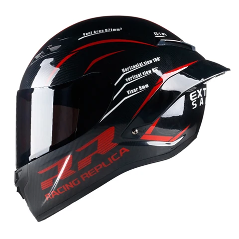 Мотоциклетный шлем, защитный шлем на все лицо, для гонок