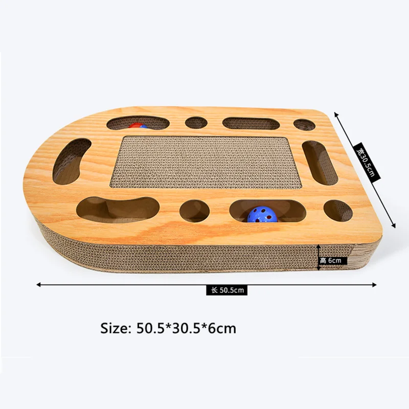 

Corrugated Paper Scratcher for Pets Cats Scratch Board Pillar Mat Pad Scratching Post Puzzle Turntable Balls Toys for Cat Pet
