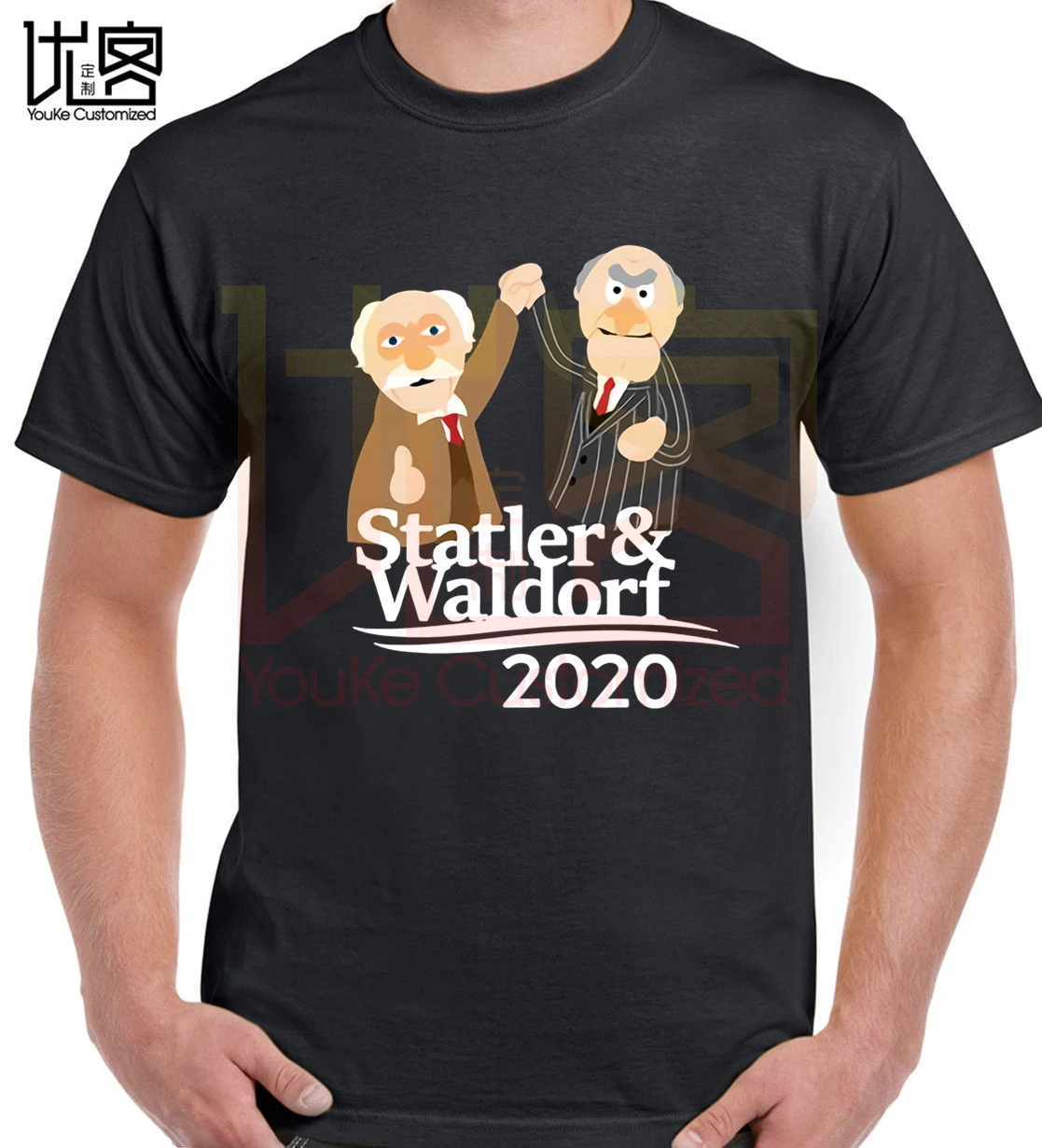 Statler Вальдорф 2020 футболка для мужчин Женские новые модные с круглым вырезом 100%