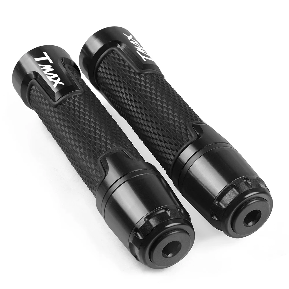 

Universal CNC Aluminum Motorcycle Accessories handlebar hand bar Handle Grips Motorbike Hand Bar Grip Rubber FOR YAMAHA TMAX