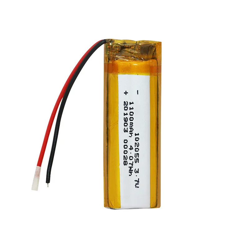 

3.7v102055 102050 Polymer Lithium Battery 1000mah