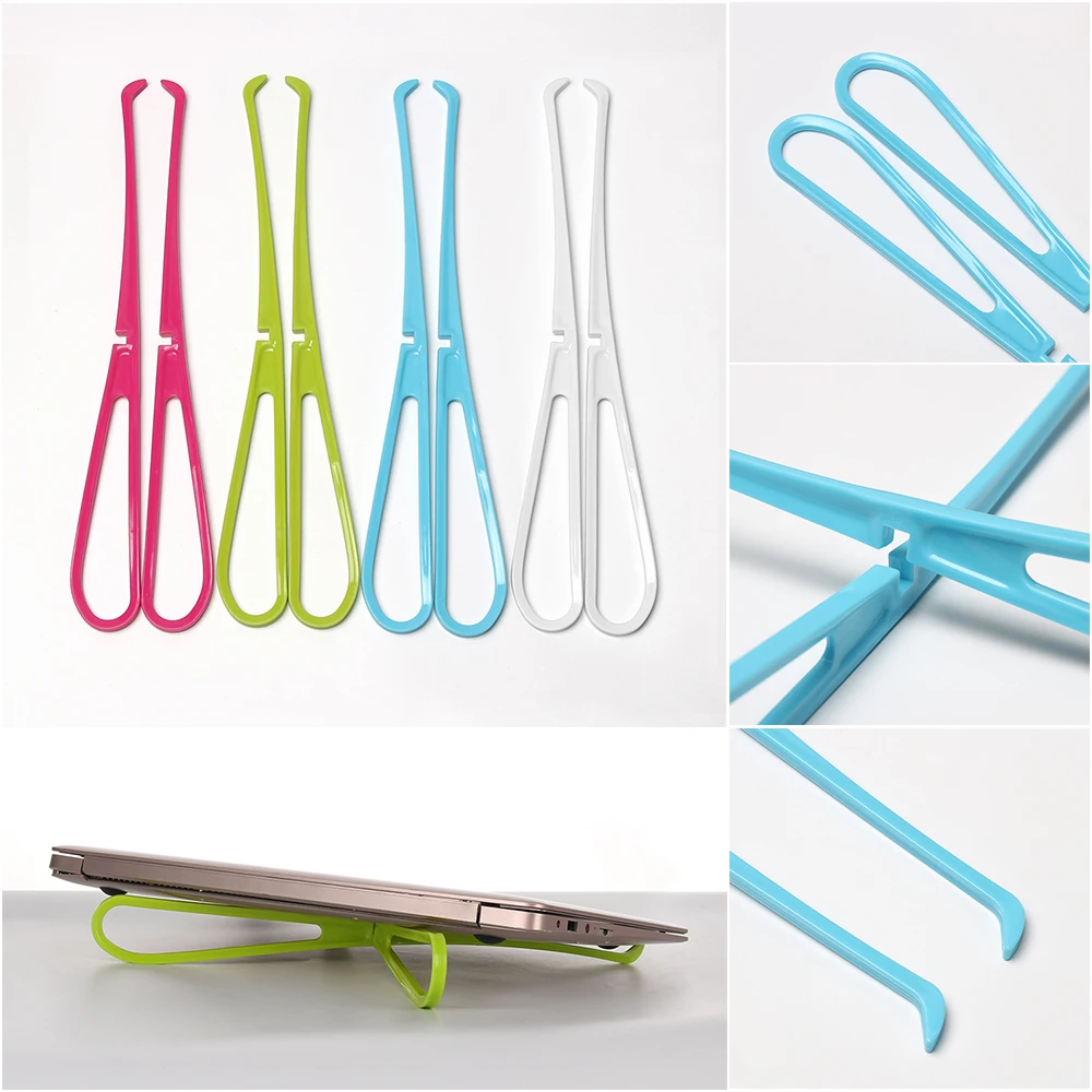

Portable Folding Simple Notebook Non-slip Heat Dissipation Bracket X-type Cooling Laptop Rack PC Stand Holder Accessories