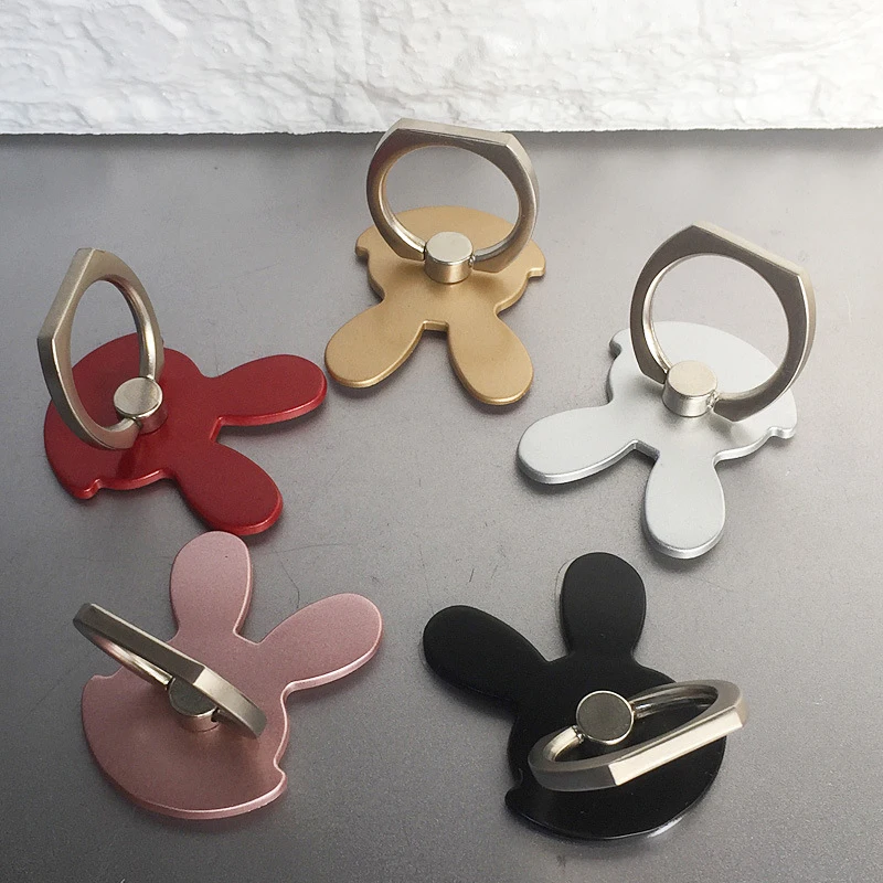 Универсальный дизайнерский держатель для телефона с кроликом 360 градусов