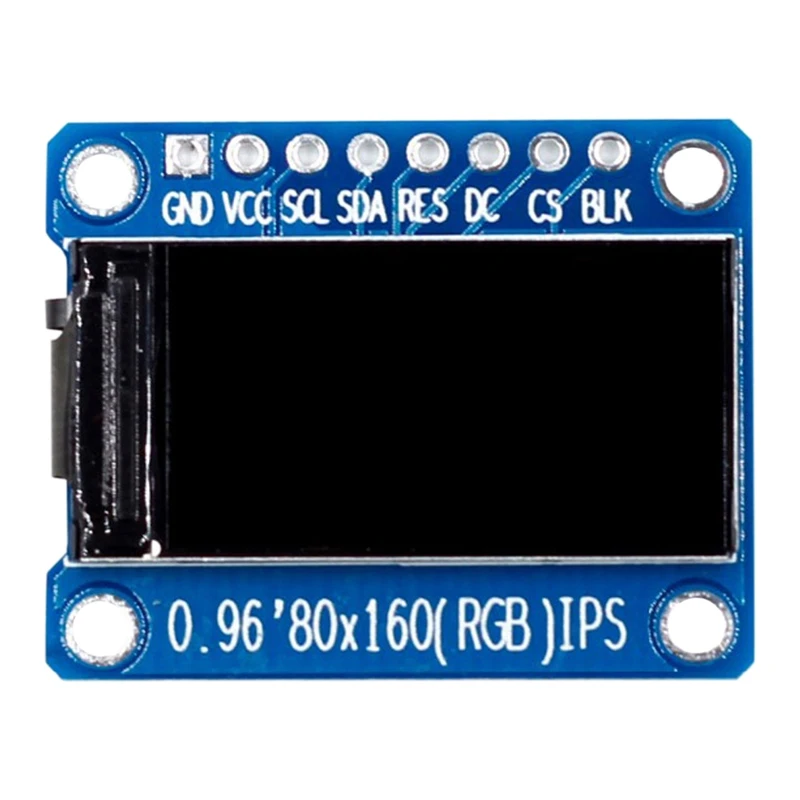 IPS RGB дисплей 0 96 дюймов 7P SPI HD 65K полноцветный ЖК модуль ST7735 Drive IC 80X160 (не OLED)|Дисплеи|