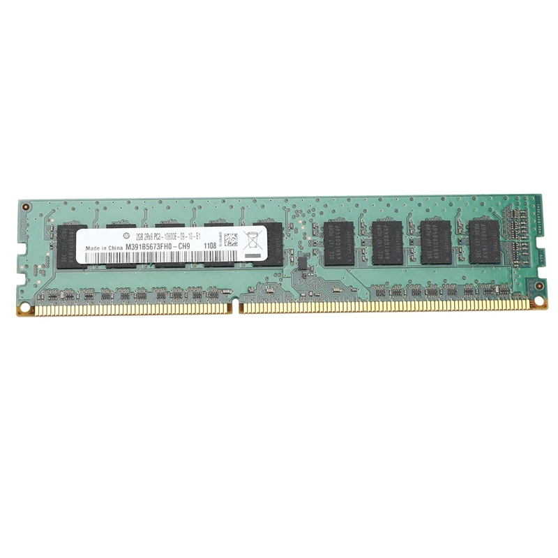2GB 2RX8 PC3-10600E 1.5В DDR3 1333MHz ECC Память RAM без буфера для рабочей станции сервера (2G) |
