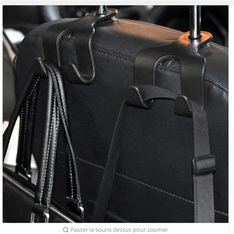 

Clips Car Seat Hook Auto Headrest Hanger Bag Holder For Car Bag Purse Cloth Grocery Storage Auto Fastener Accessries