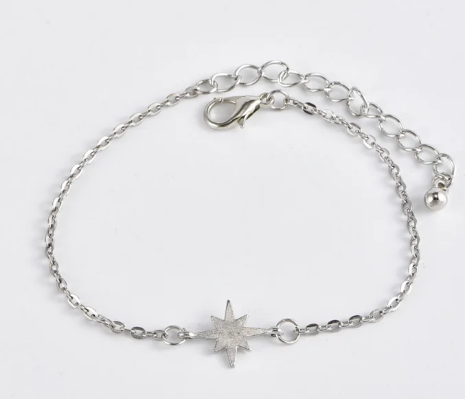 6 шт./партия женские браслеты с подвесками в виде ракушки ананас круглые звезды