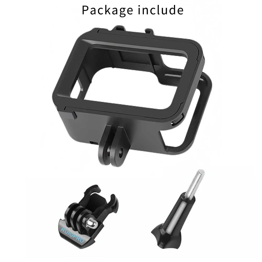 Рамка для GoPro аксессуары Hero 8 защитная рамка чехол видеокамеры корпус Hero8 черная