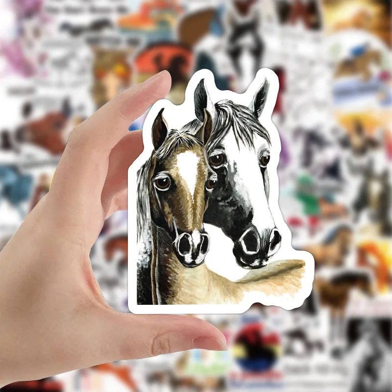 1050pcs horsemanship stickers horse creative for helmet luggage bicycle notebook laptop motorcycle phone skateboard free global shipping