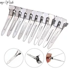 Шпилька для волос сделай сам, металлическая плоская Заколка-крокодил с одним зубцом, профессиональные аксессуары для парикмахерских