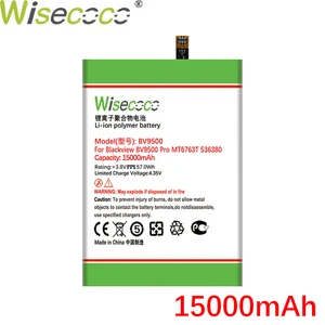 wisecoco 15000mah battery for blackview bv9500 bv9500 pro phone high quality batterytracking number free global shipping
