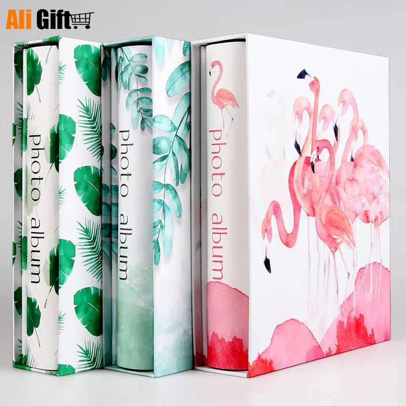 4D Большой 6 дюймовый фотоальбом 200 страниц скрапбук бумага для скрапбукинга