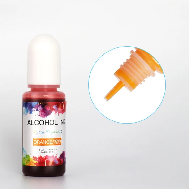 

24 High Concentrated Alcohol-Base Ink Pigment Epoxy Resin Paint Colour Dye Craft K3KC