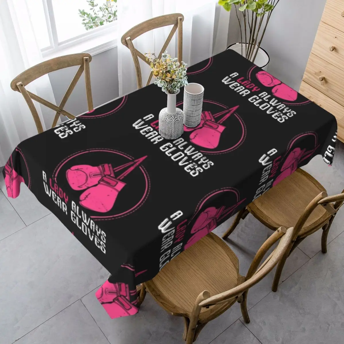 

Muay Thai Tablecloth Decoration Outdoor Table Cover Waterproof Printed Polyester Wholesale Table Cloth