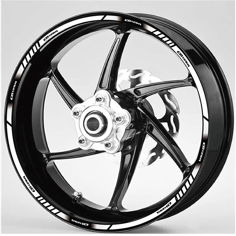 20X For HONDA CB125R CB 125R CB125 R Motorcycle tyre sign decoration sticker inner rim reflective decals | Автомобили и мотоциклы