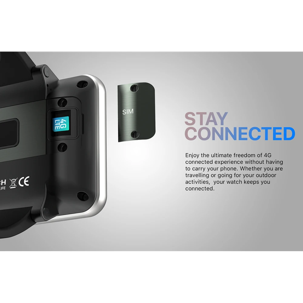 Смарт-часы TICWRIS MAX 4G GPS 3 ГБ 32 Wi-Fi браслет пульсометр 2 86 дюйма 2880 мА · ч Android