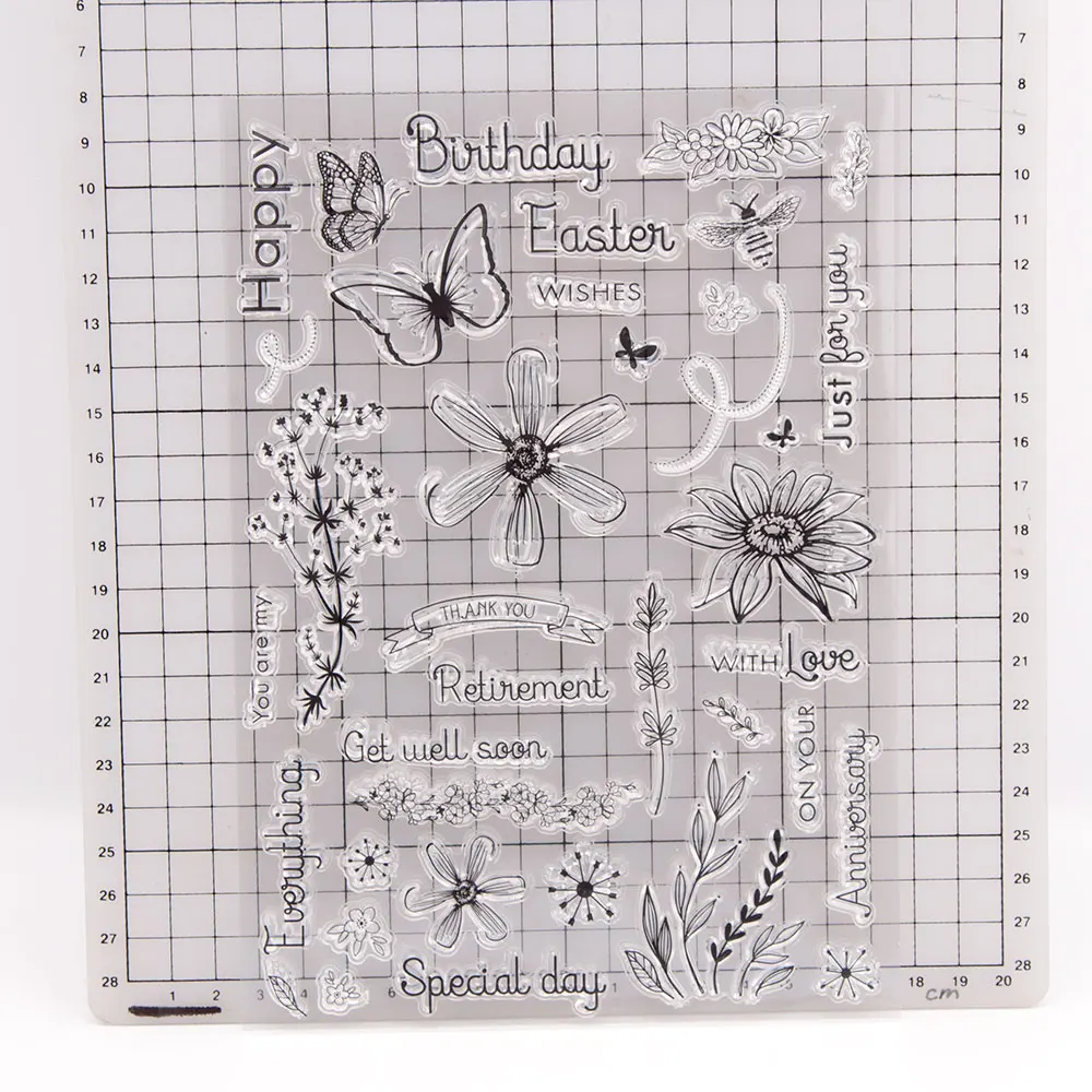 Металлические штампы для вырезания штамп серия цветов и бабочек форма