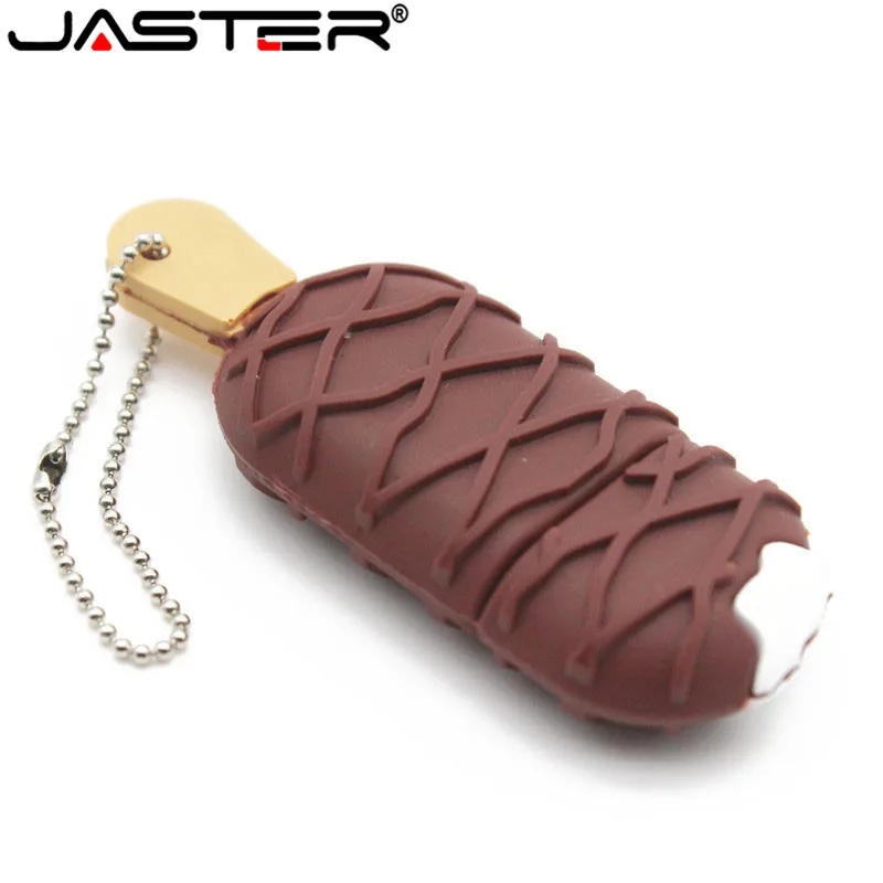 Флеш-накопитель JASTER Cartoon Usb в виде мороженого 4 ГБ 8 16 32 64 128 U-диск силиконовый