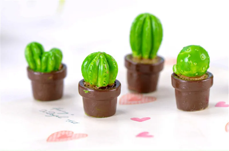 Mini Artificial Cactus Lifelike Fleshy Plant Landscape Cute Funny Home Desk Decor Bonsai Potted Placed Green Table Ornaments-1PC | Дом и сад