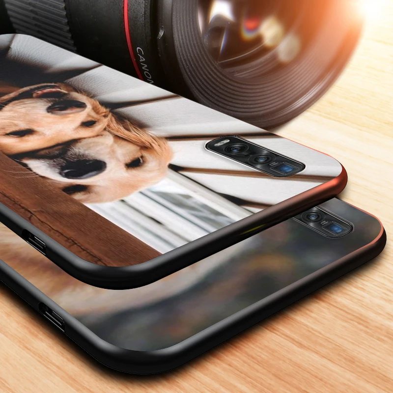 

Cute Golden Retriever dog for OPPO Find X2 A93 A92 A73 A72 A53 A32 A31 A12 A12E A11X A1K AX7 A5 Neo Pro Black Phone Case
