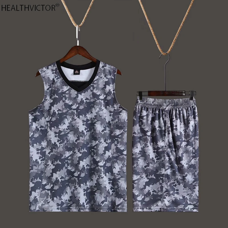 Дышащий сухой модный камуфляжный без рукавов пляжный спортивный жилет Джерси