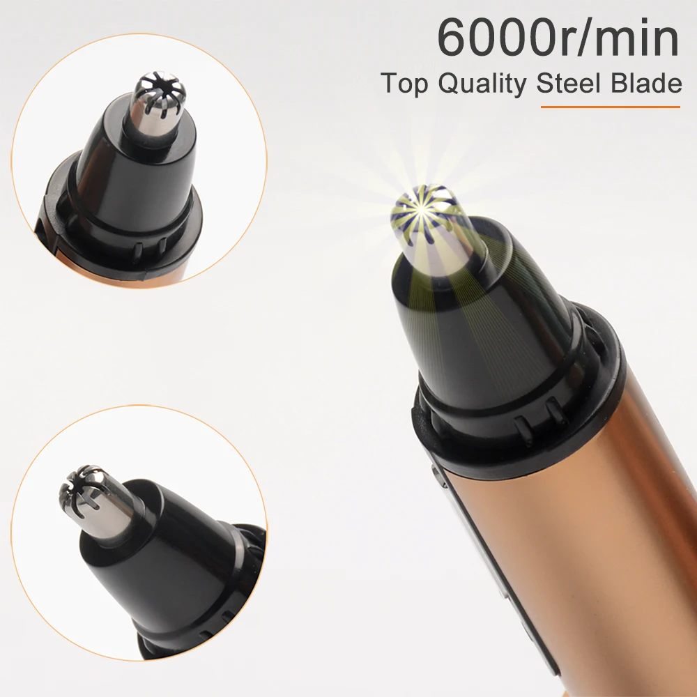 Electric Nose Hair Trimmer Rechargeable Men Shaver Razor Women Epilator Cutter Waterproof | Бытовая техника