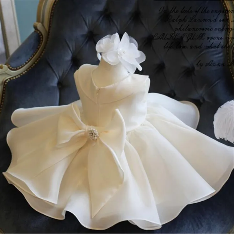 Детские платья с бантом для девочек Gown1st платье на день рождения маленьких