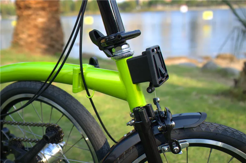 Складные велосипедные стойки Brompton, передняя велосипедная стойка, сумка-переноска/крепление для велосипеда, ПВХ пластик, аксессуары для велоспорта