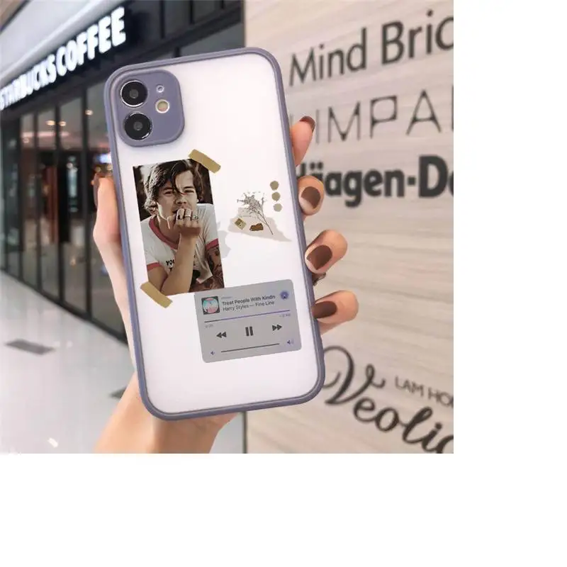 

harry styles Phone Case Matte For iPhone 12 Mini 11 Pro XR XS Max 7 8 Plus X Hard PC Back Cover
