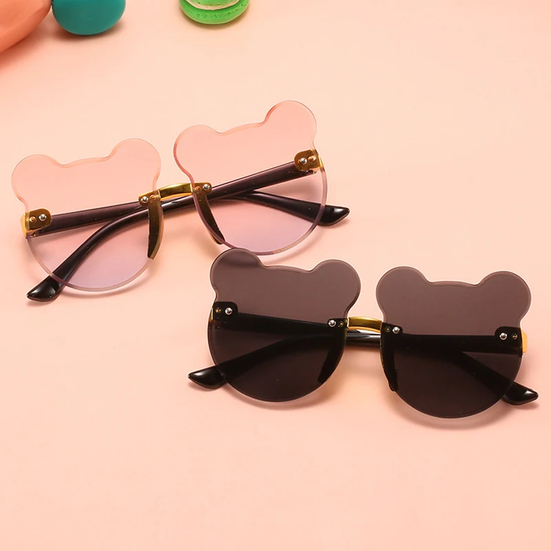 

Children's Sunglasses Fashion Baby Sunglasses Glasses Trendy Girls Boys Cute Cartoon Bear Sunglasses Anti-glare Anti-radiation