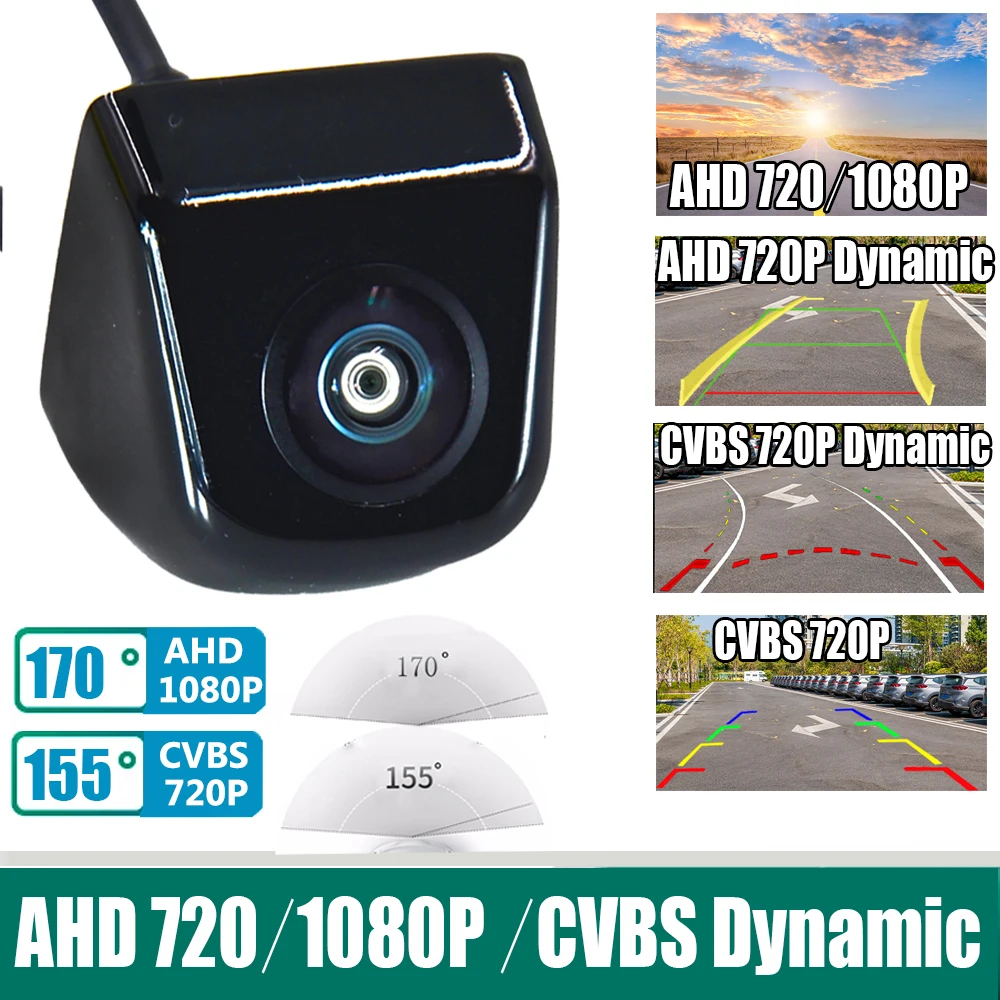 

1920*1080P AHD or CVBS NTSC Car Parking Reverse Vehicle Rear View Camera HD CCD Wide 170 Degree FishEyes Night Vision Waterproof