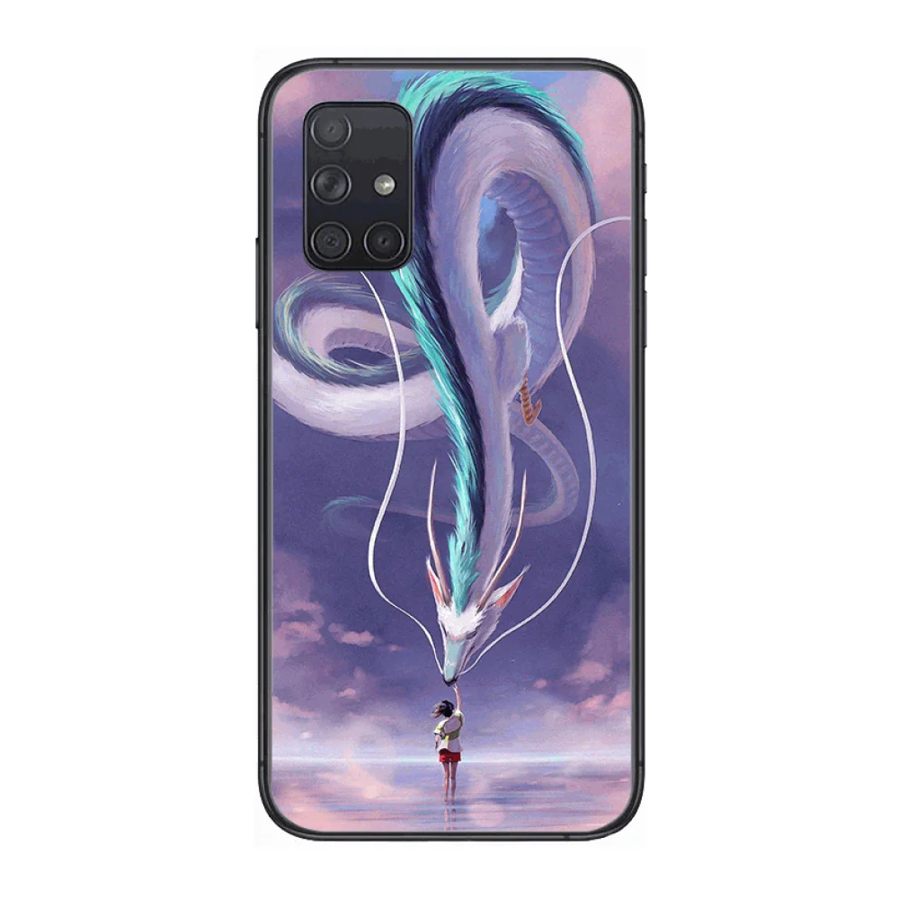 

Spirited Away Couple Phone Case Hull For Samsung Galaxy A 50 51 20 71 70 40 30 10 E 4G 5G S Black Shell Art Cell Cover