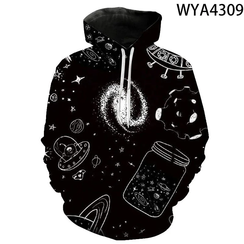 

Cool Funny Universe Planet Space Galaxy Astronaut 3D Hoodies Men Women Children Moon Print Star Sky Boy Girl Fashion Pullover