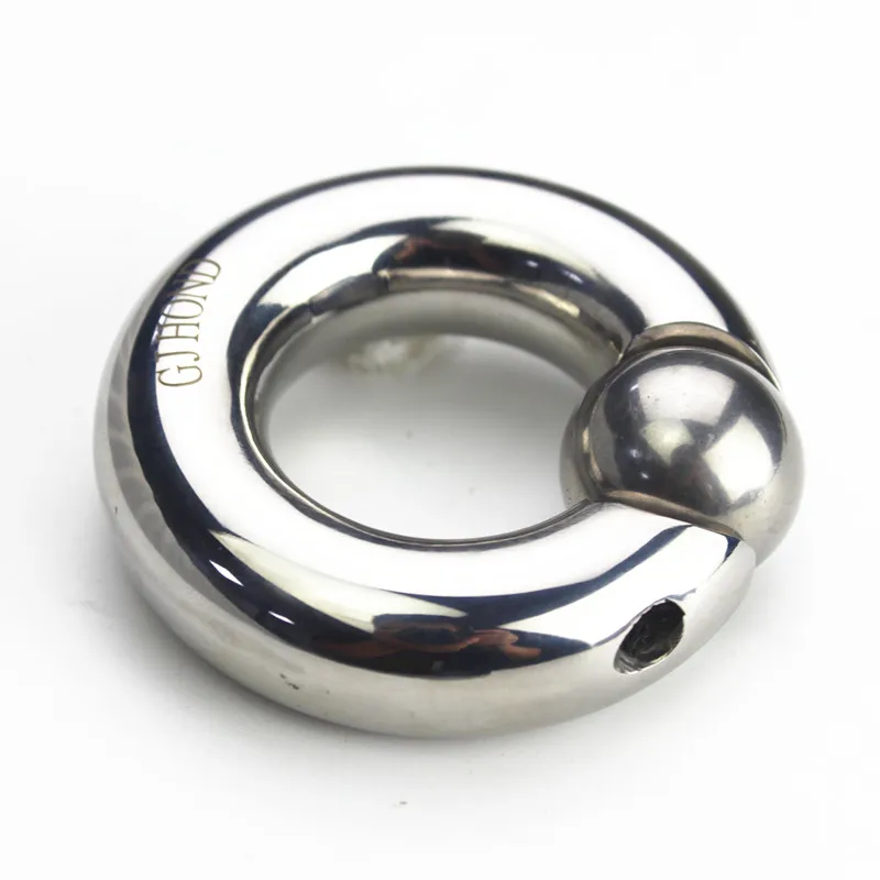 6 размеров нержавеющая сталь Мошонка кулон откручивающийся шар стиль бондаж на