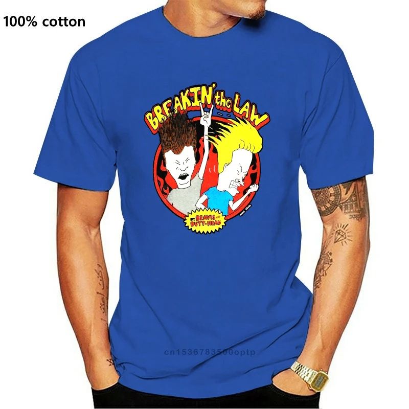 

Новая Серая Винтажная футболка унисекс с изображением редких надписей Beavis и Butthead, Мужская футболка с изображением побега в правоте 8, модная...