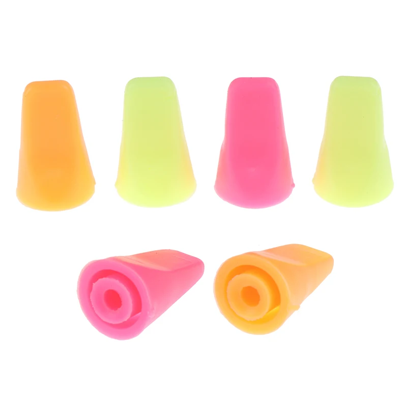 6pcs Knitting Needles Point Protectors Mix Colors Needle Tip Stopper Cover Accessories For And Sewing Tools | Дом и сад