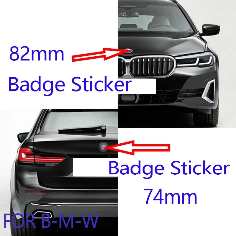 Эмблема багажника для Bmw E46 E39 E38 E90 E60 Z3 Z4 X3 X5 X6 51148132375 10 шт. 82 мм 74 мм|Эмблемы| |