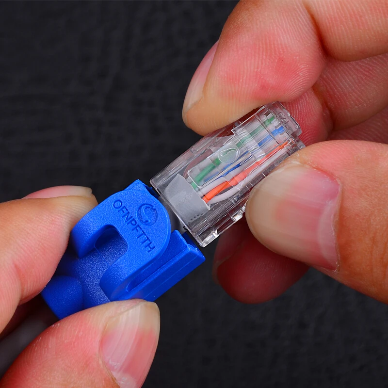 Crystal head sheath super five class six seven network cable protector RJ45 crystal | Компьютеры и офис