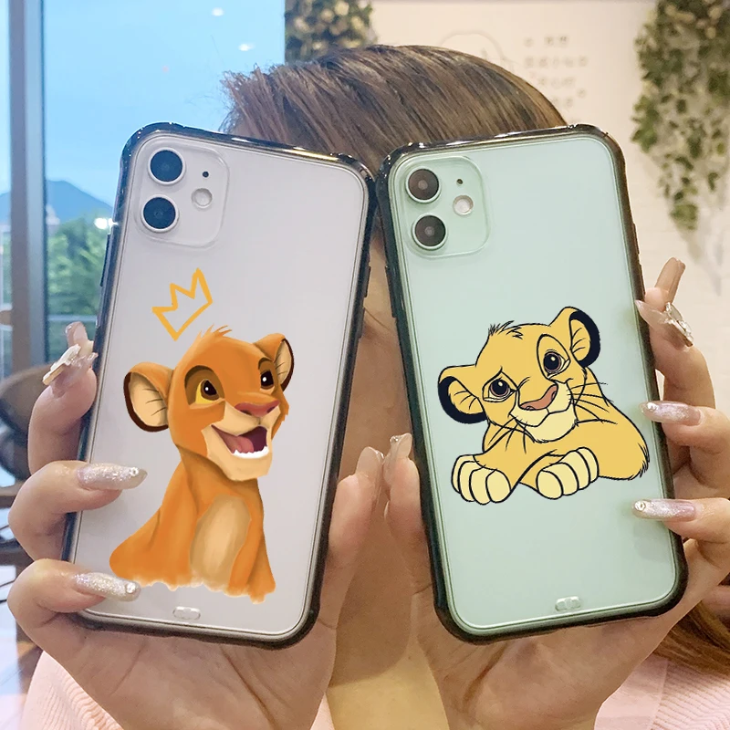 Чехол для телефона с изображением Льва из мультфильма iPhone 11 X XR Xs Max 8 7 Plus