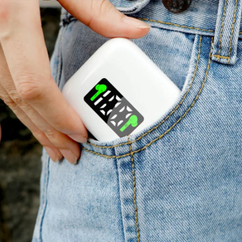 

New fashion 100% quality waterproof led auricular true tws Wireless earbuds bluetooth v5.2 earphones for iphone Xiaomi Huawei