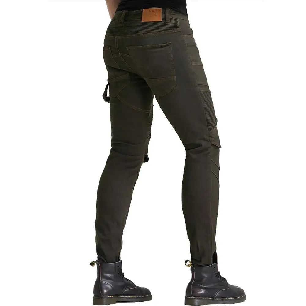 Новые мужские байкерские джинсовые брюки для езды на мотоцикле с большими