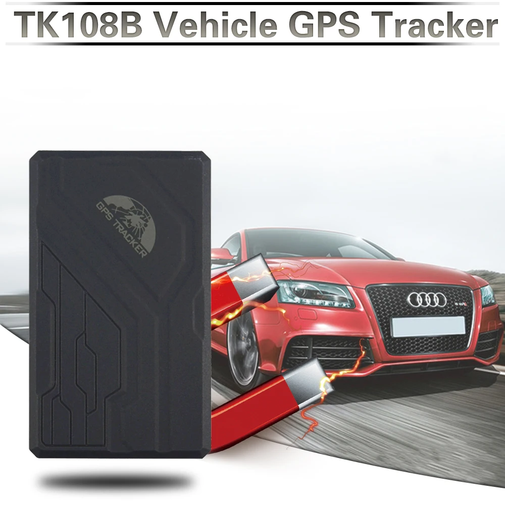 Умный gps трекер 108B для транспортного средства с сильным магнитом отслеживающее