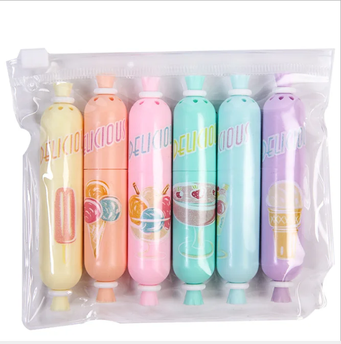 highlighter marker highlight mildliner Japanese stationery pen pastel highlighters invisible ink school neon magic | Канцтовары для