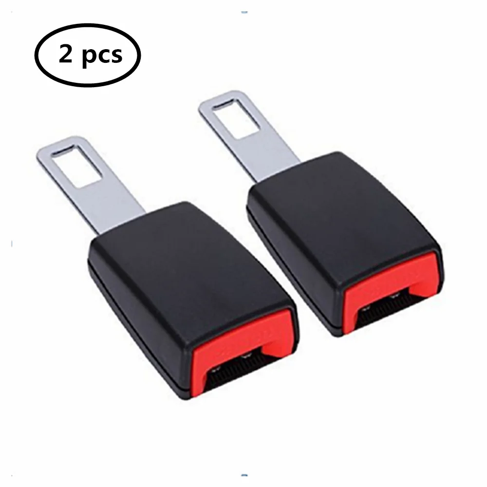 

2 Pcs Car General Seat Belt Buckle Buckle Seat Belt Extender Buckle Fit Socket Lock Tongue 21mm