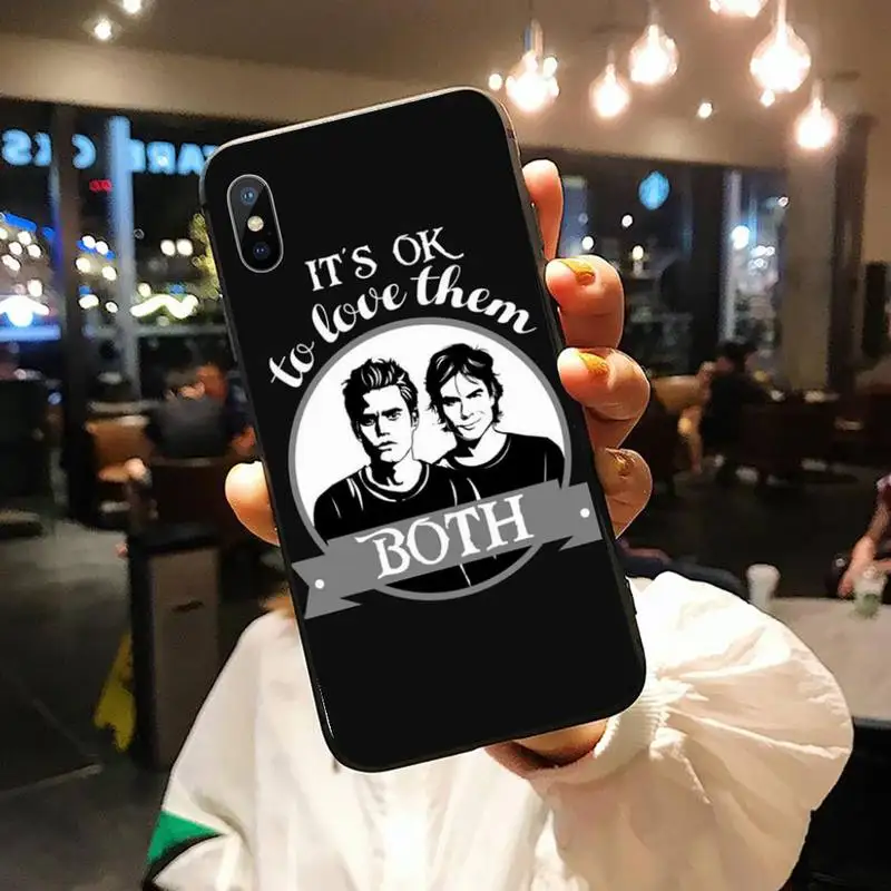 

Vampire Diaries Famous TV series Phone Case for iPhone 11 12 pro XS MAX 8 7 6 6S Plus X 5S SE 2020 XR
